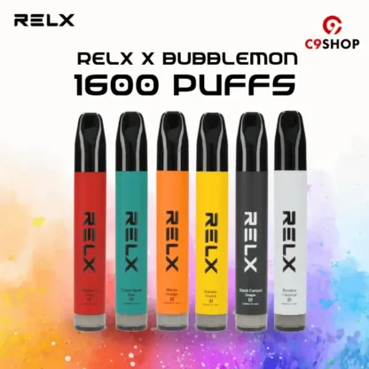 Relx X Bubblemon Disposable 1600 Puffs